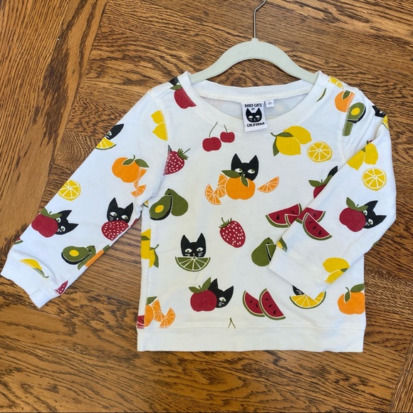 Baby Cats of California Other - Baby Cats of California 'Fruit Cat' Sweatshirt